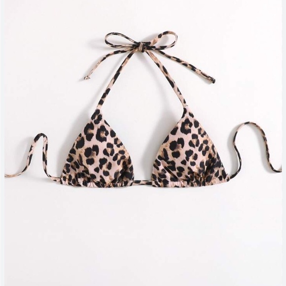 Xhilaration Brown and Black Leopard Print Bikini Size Medium - Picture 1 of 5